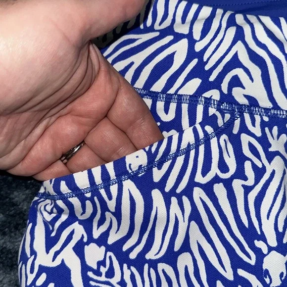 NWT MARYANA LILLY PULITZER LUXLETIC SKORT XL MARTINIQUE BLUE - Picture 3 of 8